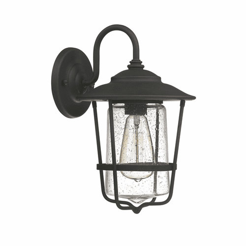 Capital Lighting Creekside 1-Light Outdoor Wall-Lantern - 9601BK