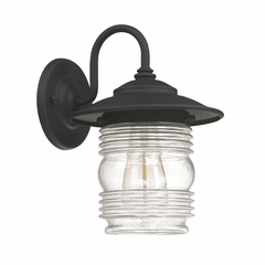 Capital Lighting Creekside 1-Light Outdoor Wall-Lantern - 9671BK