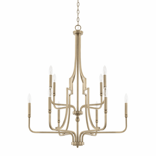 Capital Lighting Dawson 10-Light Chandelier - 419391AD