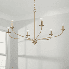 Capital Lighting Dolan 6-Light Chandelier - 449961MA