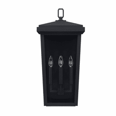 Capital Lighting Donnelly 3-Light Outdoor Wall-Lantern - 926232BK Capital Lighting Donnelly 3-Light Outdoor Wall-Lantern - 926232BK