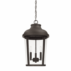 Capital Lighting Dunbar 3-Light Outdoor Hanging-Lantern - 927033OZ