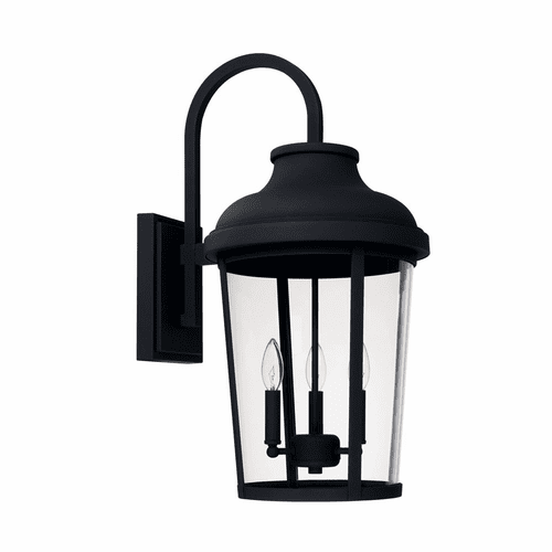 Capital Lighting Dunbar 3-Light Outdoor Wall-Lantern - 927032BK