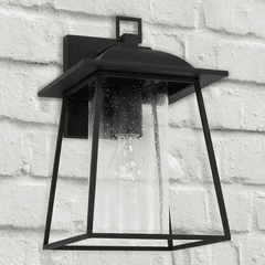 Capital Lighting Durham 1-Light Outdoor Wall-Lantern - 943612BK Capital Lighting Durham 1-Light Outdoor Wall-Lantern - 943612BK