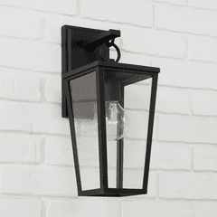 Capital Lighting Elliott 1-Light Outdoor Wall-Lantern - 948111BK