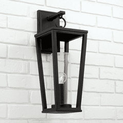 Capital Lighting Elliott 1-Light Outdoor Wall-Lantern - 948112BK