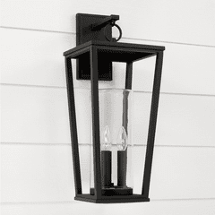 Capital Lighting Elliott 3-Light Outdoor Wall-Lantern - 948131BK