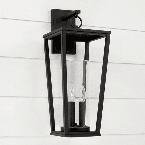 Capital Lighting Elliott 3-Light Outdoor Wall-Lantern - 948131BK