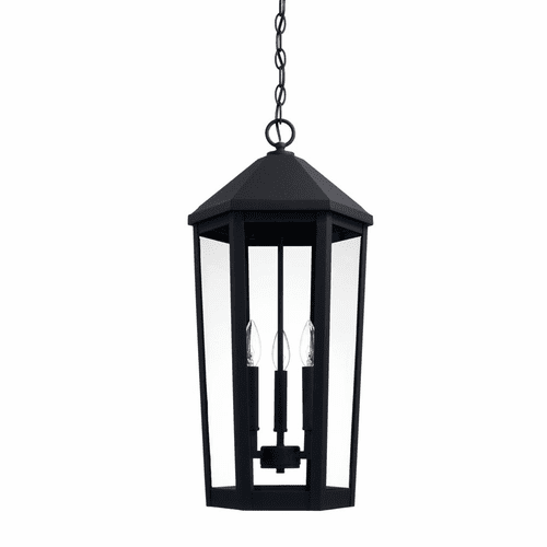 Capital Lighting Ellsworth 3-Light Outdoor Hanging-Lantern - 926933BK