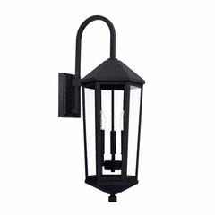 Capital Lighting Ellsworth 3-Light Outdoor Wall-Lantern - 926931BK Capital Lighting Ellsworth 3-Light Outdoor Wall-Lantern - 926931BK
