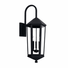 Capital Lighting Ellsworth 3-Light Outdoor Wall-Lantern - 926932BK Capital Lighting Ellsworth 3-Light Outdoor Wall-Lantern - 926932BK