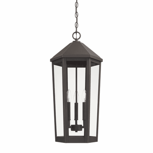 Capital Lighting Ellsworth 3-Light Outdoor Hanging-Lantern - 926933OZ