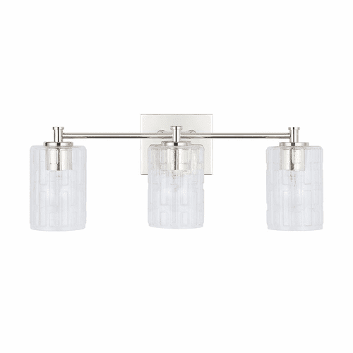 Capital Lighting Emerson 3-Light Vanity - 138331PN-491