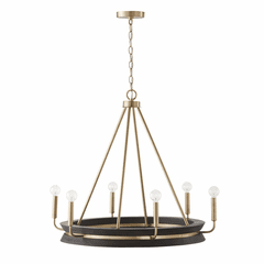 Capital Lighting Finn 6-Light Chandelier - 447361KR