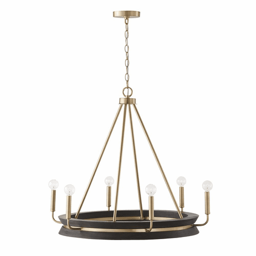 Capital Lighting Finn 6-Light Chandelier - 447361KR