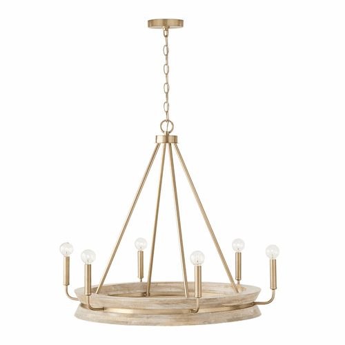 Capital Lighting Finn 6-Light Chandelier - 447361WS