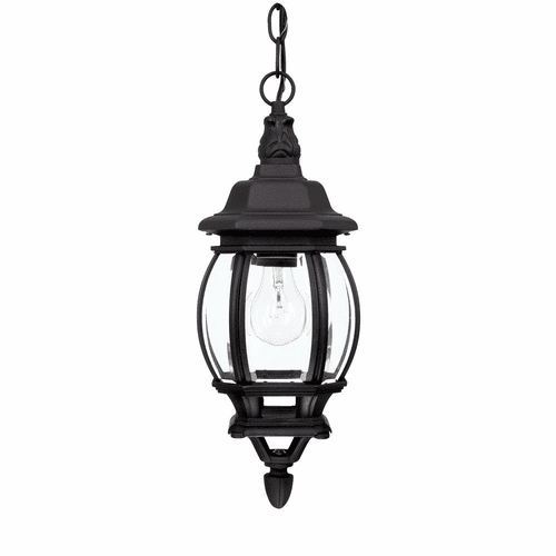 Capital Lighting French Country 1-Light Outdoor Hanging-Lantern - 9868BK