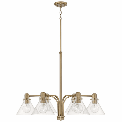 Capital Lighting Greer 6-Light Chandelier - 445861AD-528