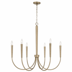 Capital Lighting Holden 6-Light Chandelier - 445961AD Capital Lighting Holden 6-Light Chandelier - 445961AD