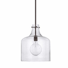 HomePlace Lighting Crawford 1-Light Pendant - 325712BZ