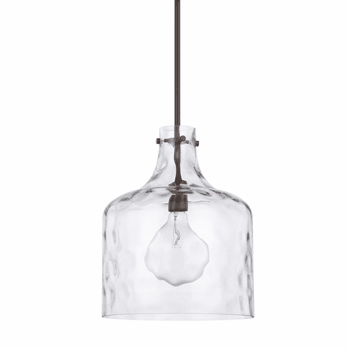 HomePlace Lighting Crawford 1-Light Pendant - 325717BZ