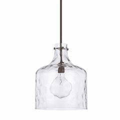 HomePlace Lighting Crawford 1-Light Pendant - 325717BZ HomePlace Lighting Crawford 1-Light Pendant - 325717BZ
