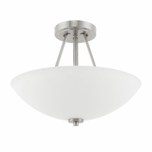 HomePlace Lighting Stewart 2-Light Semi-Flush - 218921BN
