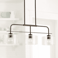 HomePlace Lighting Jake 3-Light Island - 838435BZ