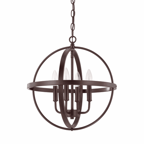 HomePlace Lighting Hartwell 4-Light Pendant - 317541BZ