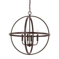 HomePlace Lighting Hartwell 4-Light Pendant - 317542BZ HomePlace Lighting Hartwell 4-Light Pendant - 317542BZ