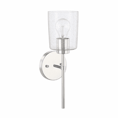 HomePlace Lighting Greyson 1-Light Sconce - 628511CH-449 HomePlace Lighting Greyson 1-Light Sconce - 628511CH-449