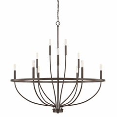 HomePlace Lighting Greyson 12-Light Chandelier - 428501BZ