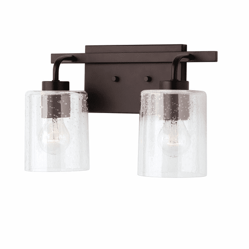 HomePlace Lighting Greyson 2-Light Vanity - 128521BZ-449