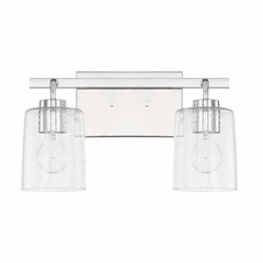 HomePlace Lighting Greyson 2-Light Vanity - 128521CH-449