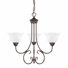 HomePlace Lighting Hometown 3-Light Chandelier - 3223BZ-220
