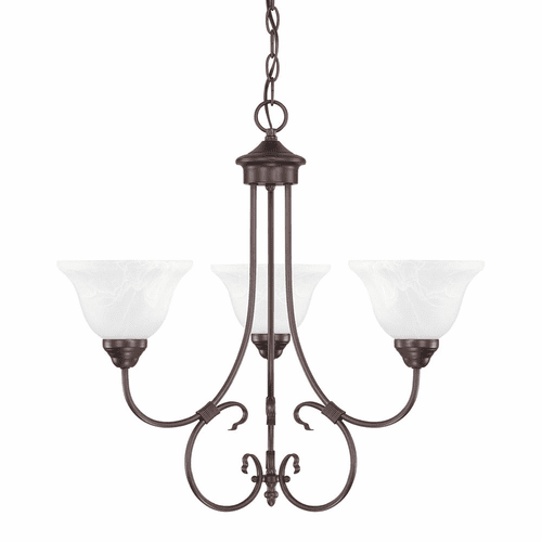 HomePlace Lighting Hometown 3-Light Chandelier - 3223BZ-220