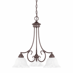HomePlace Lighting Hometown 3-Light Chandelier - 3224BZ-220