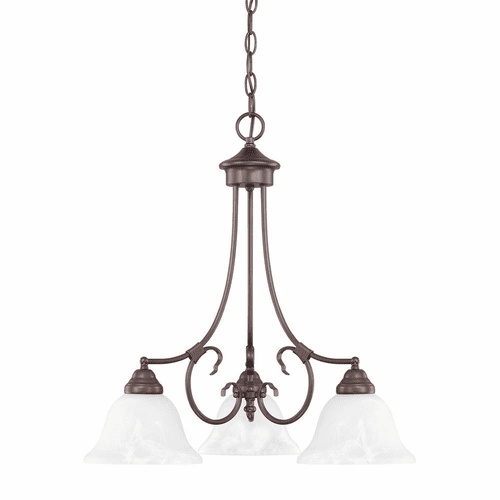 HomePlace Lighting Hometown 3-Light Chandelier - 3224BZ-220