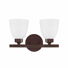 HomePlace Lighting Jameson 2-Light Vanity - 114321BZ-333 HomePlace Lighting Jameson 2-Light Vanity - 114321BZ-333