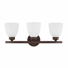 HomePlace Lighting Jameson 3-Light Vanity - 114331BZ-333 HomePlace Lighting Jameson 3-Light Vanity - 114331BZ-333