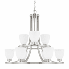 HomePlace Lighting Jameson 9-Light Chandelier - 414391BN-333
