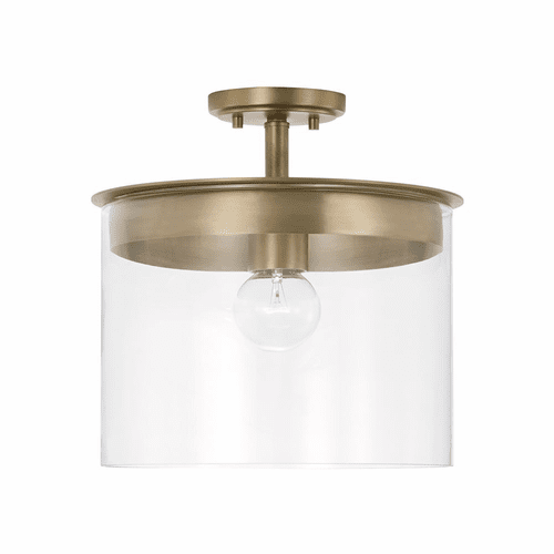 HomePlace Lighting Mason 1-Light Semi-Flush - 246812AD