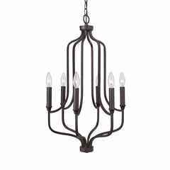HomePlace Lighting Reeves 6-Light Chandelier - 439261BZ
