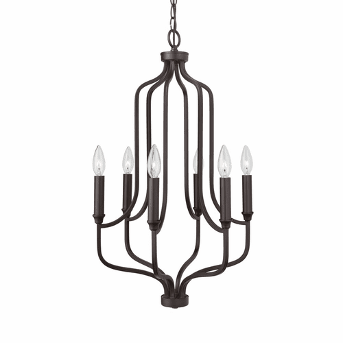 HomePlace Lighting Reeves 6-Light Chandelier - 439261BZ