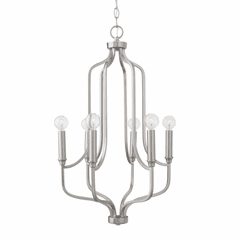 HomePlace Lighting Reeves 6-Light Chandelier - 439261BN