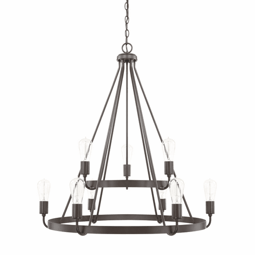 HomePlace Lighting Tanner 9-Light Chandelier - 420091BZ