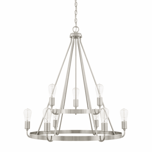 HomePlace Lighting Tanner 9-Light Chandelier - 420091BN