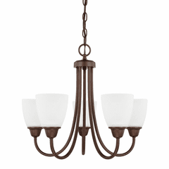 HomePlace Lighting Trenton 5-Light Chandelier - 415151BZ-337 HomePlace Lighting Trenton 5-Light Chandelier - 415151BZ-337