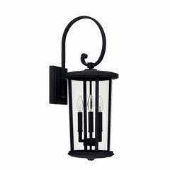 Capital Lighting Howell 3-Light Outdoor Wall-Lantern - 926731BK