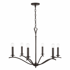 Capital Lighting Jaymes 6-Light Chandelier - 442861OB